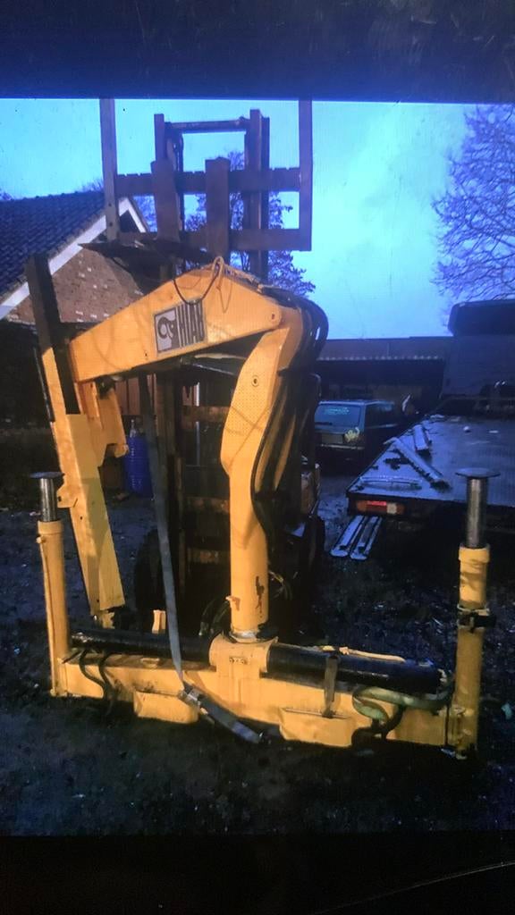 3 tons hiab kraan, Ophalen