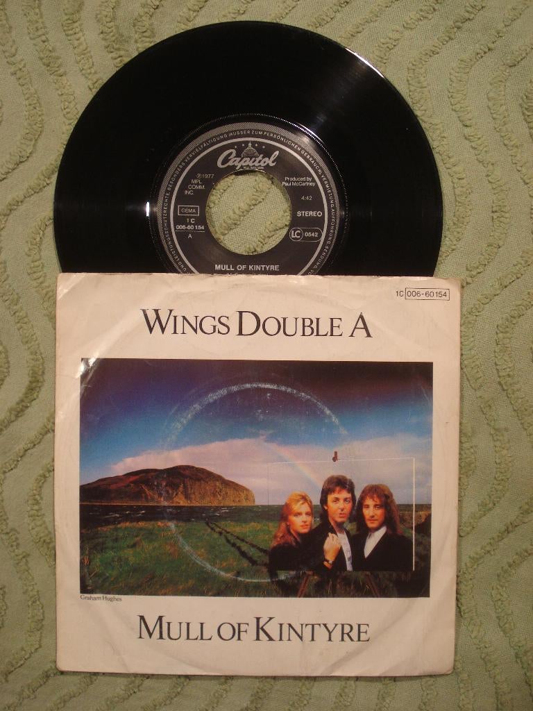 Paul McCartney & Wings 7" Vinyl Single: Mull of Kintyre (D), 7 inch, Single, Ophalen of Verzenden, Zo goed als nieuw