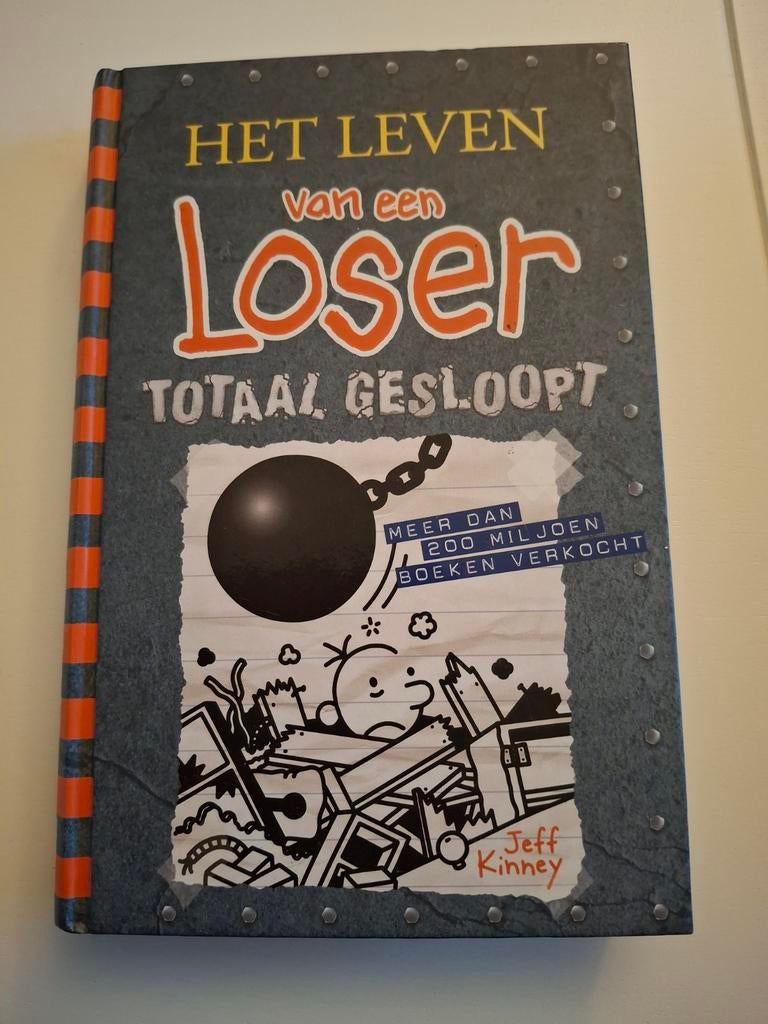 Het leven van een Loser - Totaal gesloopt, Ophalen of Verzenden, Zo goed als nieuw, Jeff Kinney, Fictie algemeen