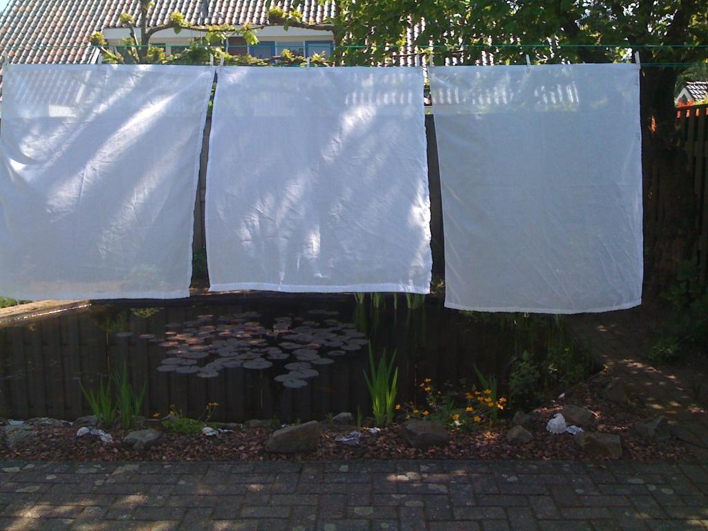 vitrage, 200 cm of meer, Wit, Ophalen of Verzenden, Zo goed als nieuw