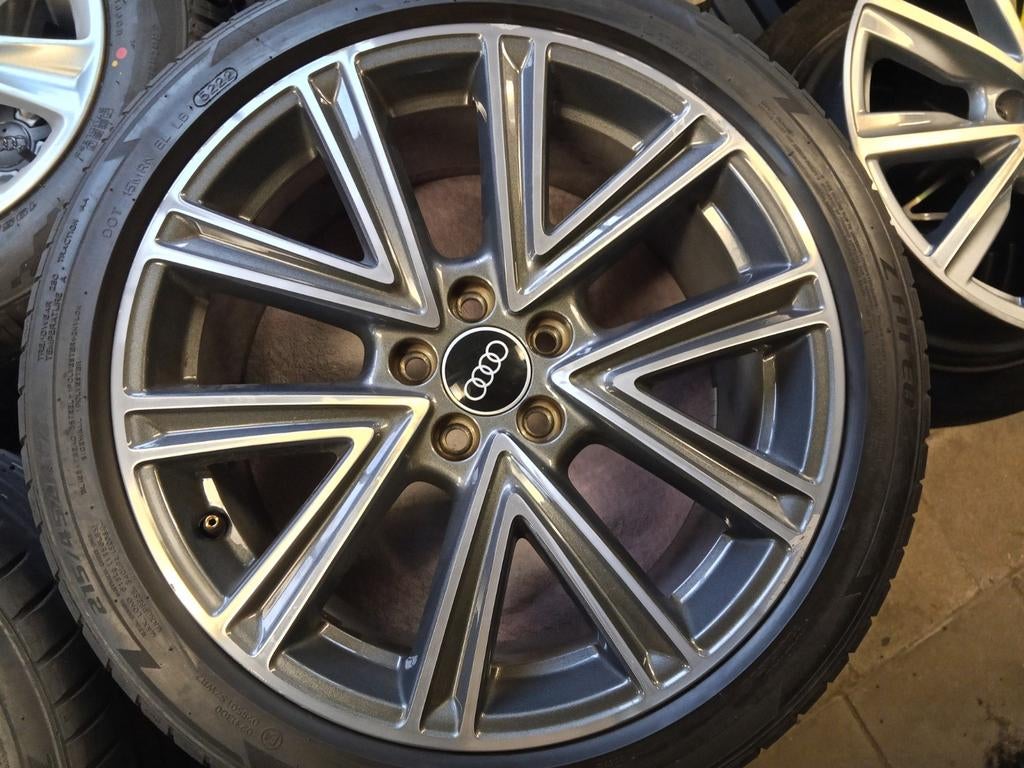 A1 origineel audi 5x100 polo 215-45-17, bieden v.a. € 801, Ophalen, 215 mm, Banden en Velgen, Nieuw