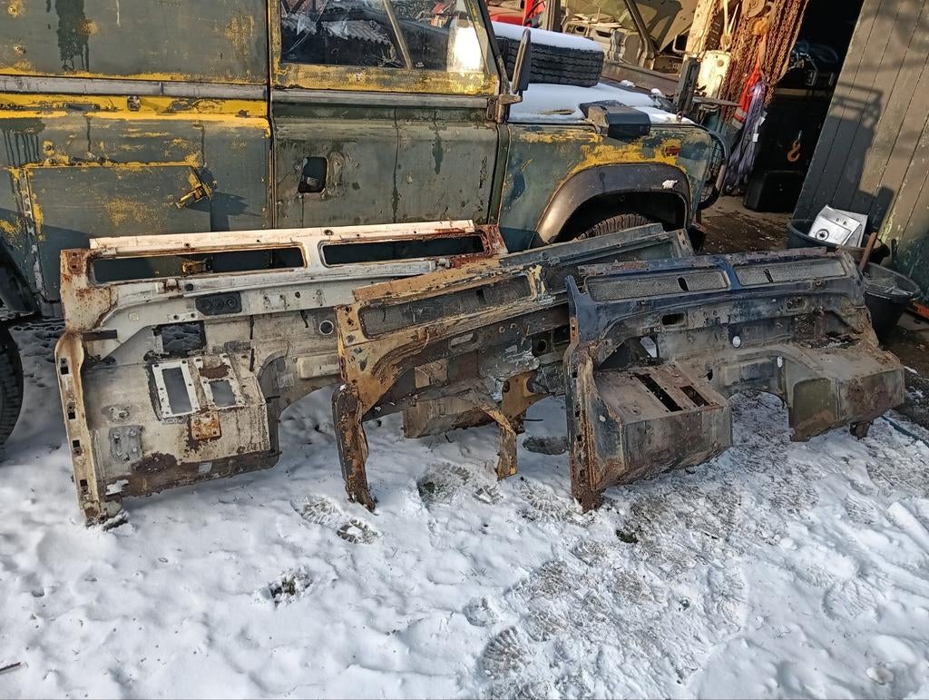 3x Land Rover Defender Bulkhead schutbord Opknapper, Auto-onderdelen, Carrosserie en Plaatwerk, Ophalen, Gebruikt, Voor, Land Rover