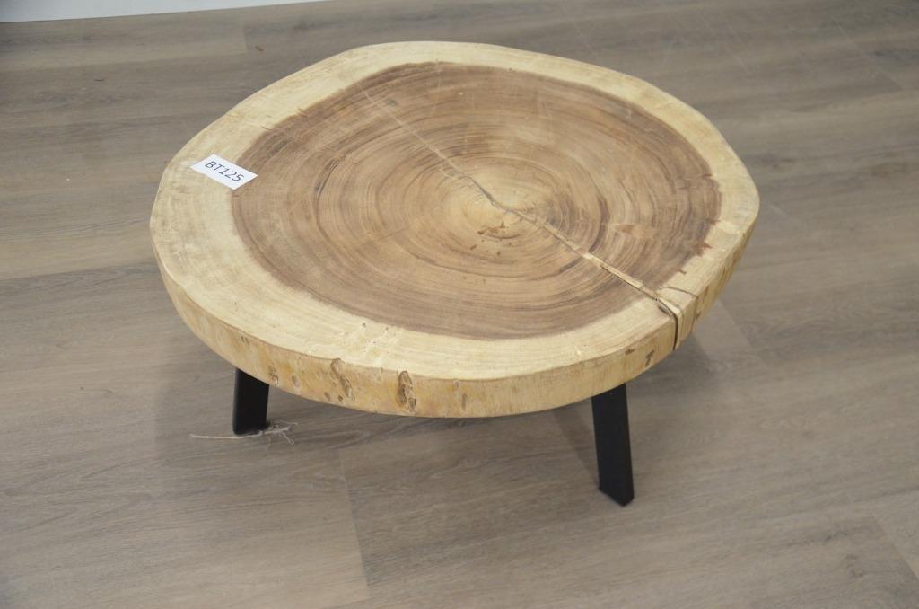 Ronde suar salontafel 64 – 68 cm -BT125, 50 tot 100 cm, Rond, Nieuw, 50 tot 100 cm