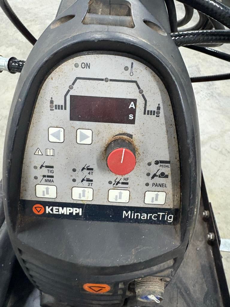Kemppi MinarcTig 250 lasapparaat, Doe-het-zelf en Verbouw, Gereedschap | Lasapparaten, Ophalen, Gebruikt, 150 tot 250 ampère, Tig