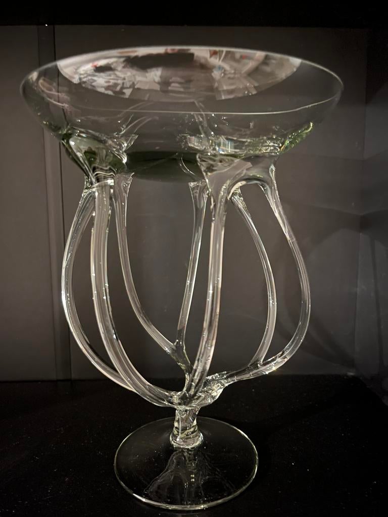 Octopus schaal, Verzenden, Rond, Glas