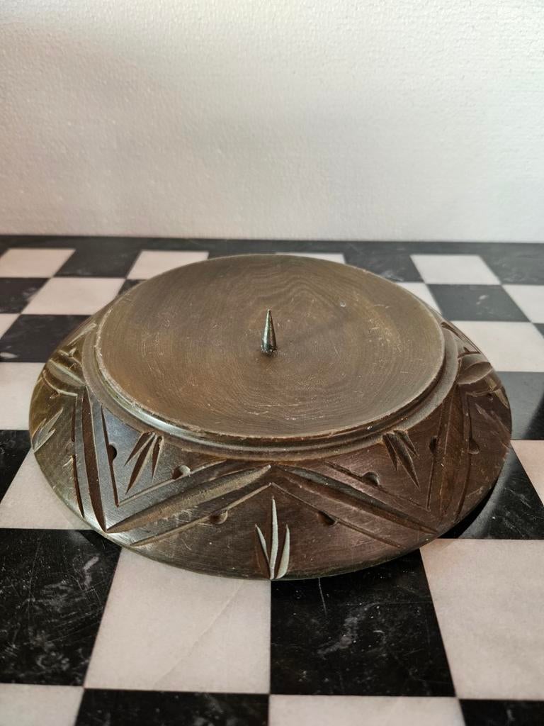 Oude kandelaar Amsterdamse School, Ophalen of Verzenden, Overige materialen