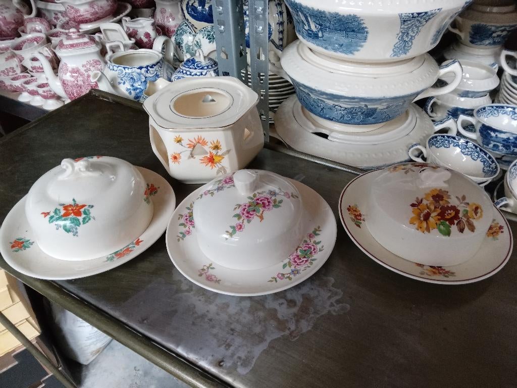 3 verschillende botervloten verkoop per stuk, Ophalen of Verzenden