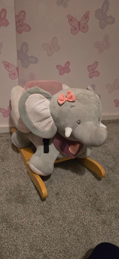 Nattou Olifant Schommelstoel Adèle- Nette Staat, Ophalen of Verzenden, Zo goed als nieuw, Olifant