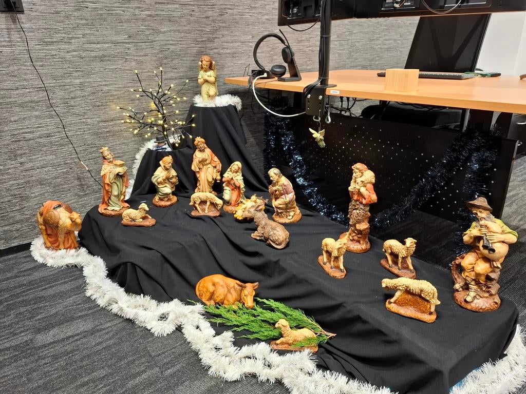 Kerstgroep met figuren, Ophalen, Gebruikt, Versiering, Kerst of Sinterklaas