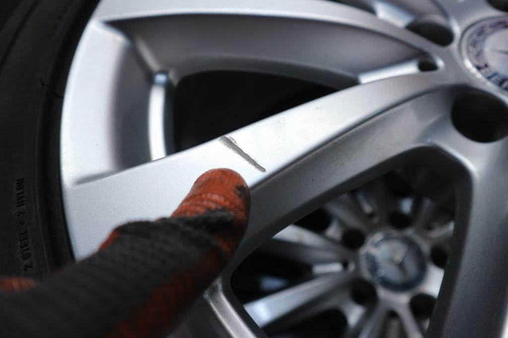 Mercedes S-klasse w221 velgen 18 inch a2214015502, 18 inch, Gebruikt, Banden en Velgen, Ophalen of Verzenden