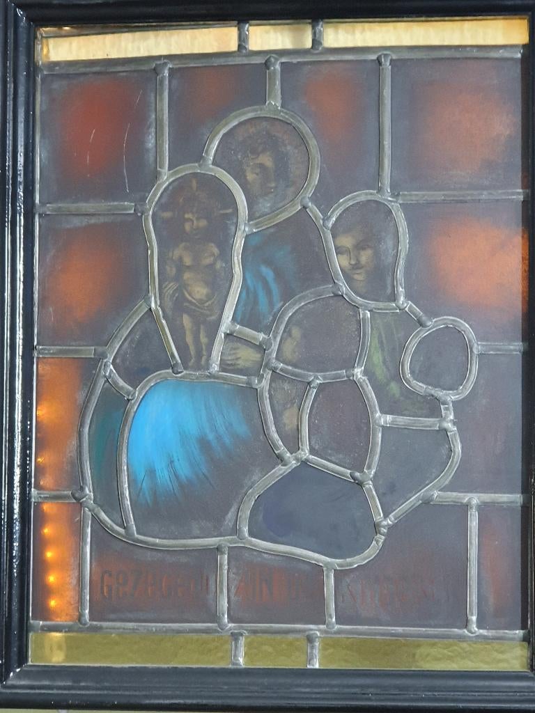 Mooi glas in lood Religieuze afbeelding, Ophalen of Verzenden