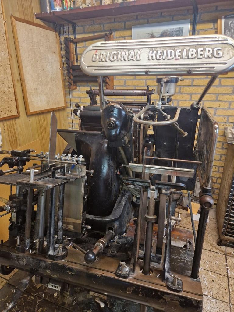 Heidelberg degelpers, Antiek en Kunst, Antiek | Gereedschap en Instrumenten, Ophalen