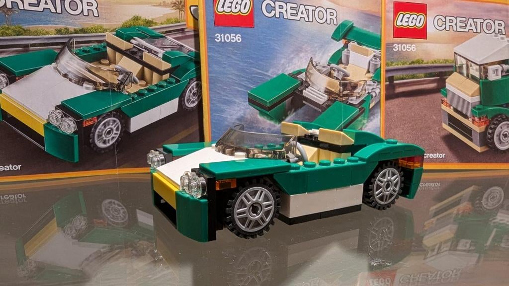 Lego Creator 31056 Groene Cruiser, Kinderen en Baby's, Speelgoed | Duplo en Lego, Ophalen of Verzenden, Zo goed als nieuw, Complete set