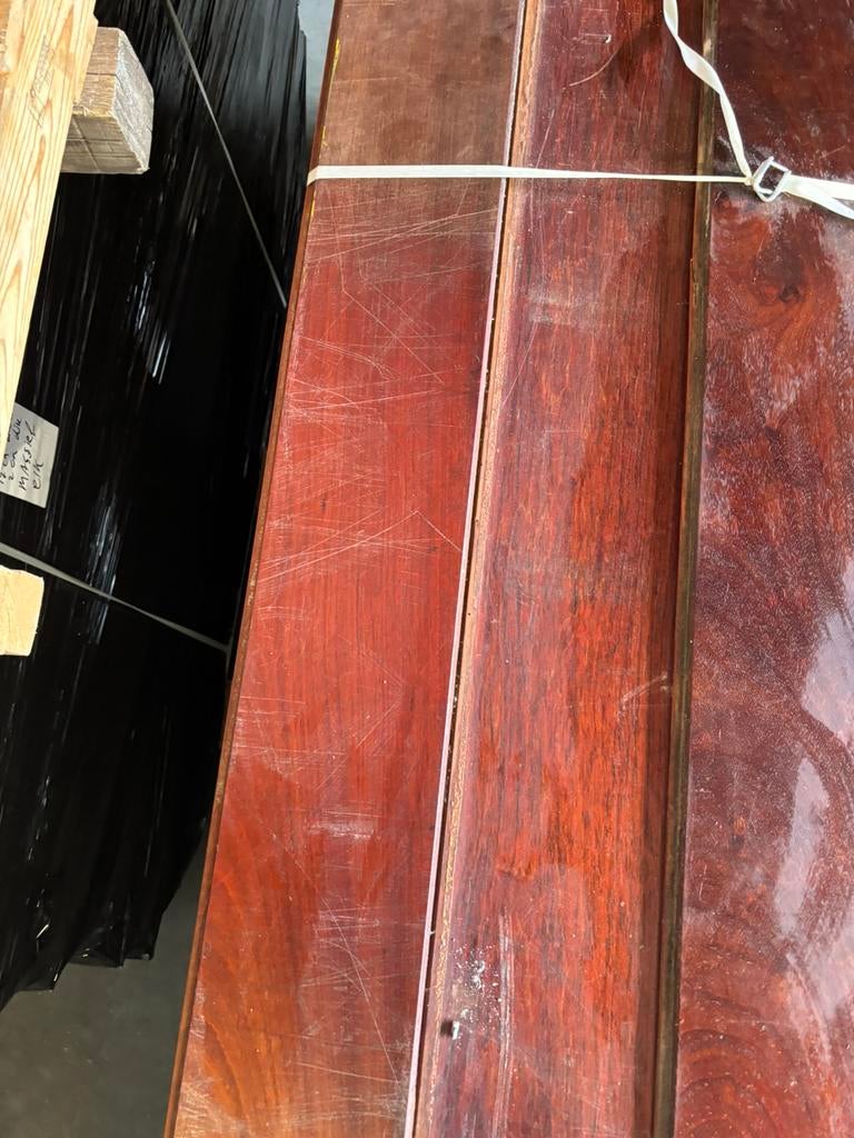 120 m2 massieve jatoba parketvloer . 18 cm breed 2 cm dik, Gebruikt, 2e hands product, 2e hands product, 2e hands product