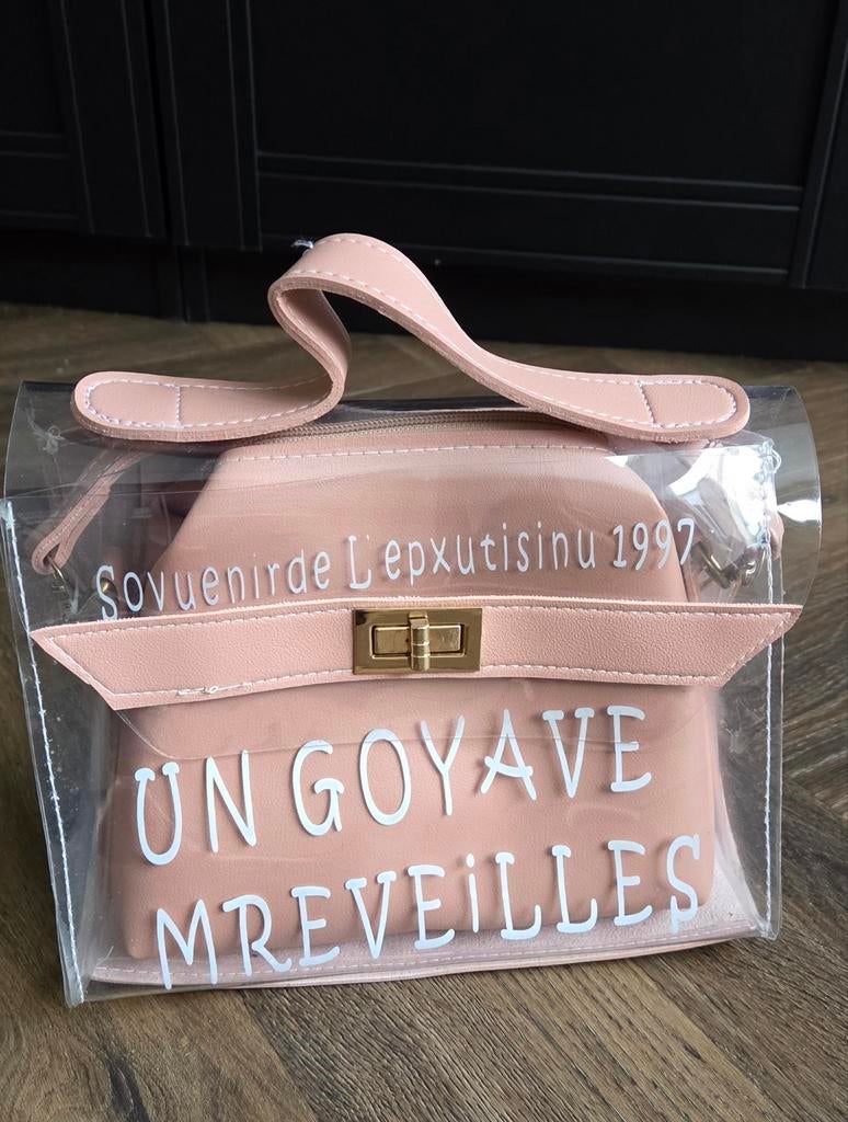 Lichtroze tas, Sieraden, Tassen en Uiterlijk, Tassen | Damestassen, Ophalen of Verzenden, Zo goed als nieuw, Roze, Handtas