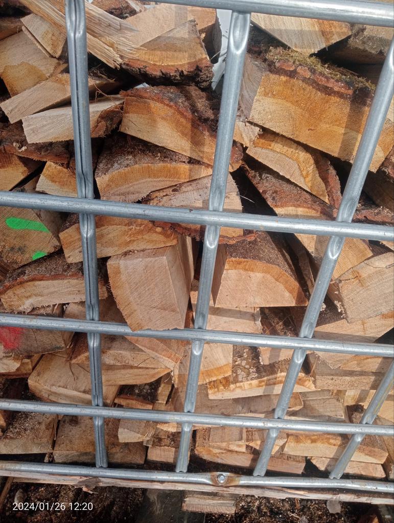 Eiken Brandhout - Gekloofd, Tuin en Terras, Haardhout, Minder dan 3 m³, Ophalen, Eikenhout, Blokken