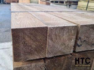 Grenen Bruin geïmpregneerde palen / bielzen 150x150mm