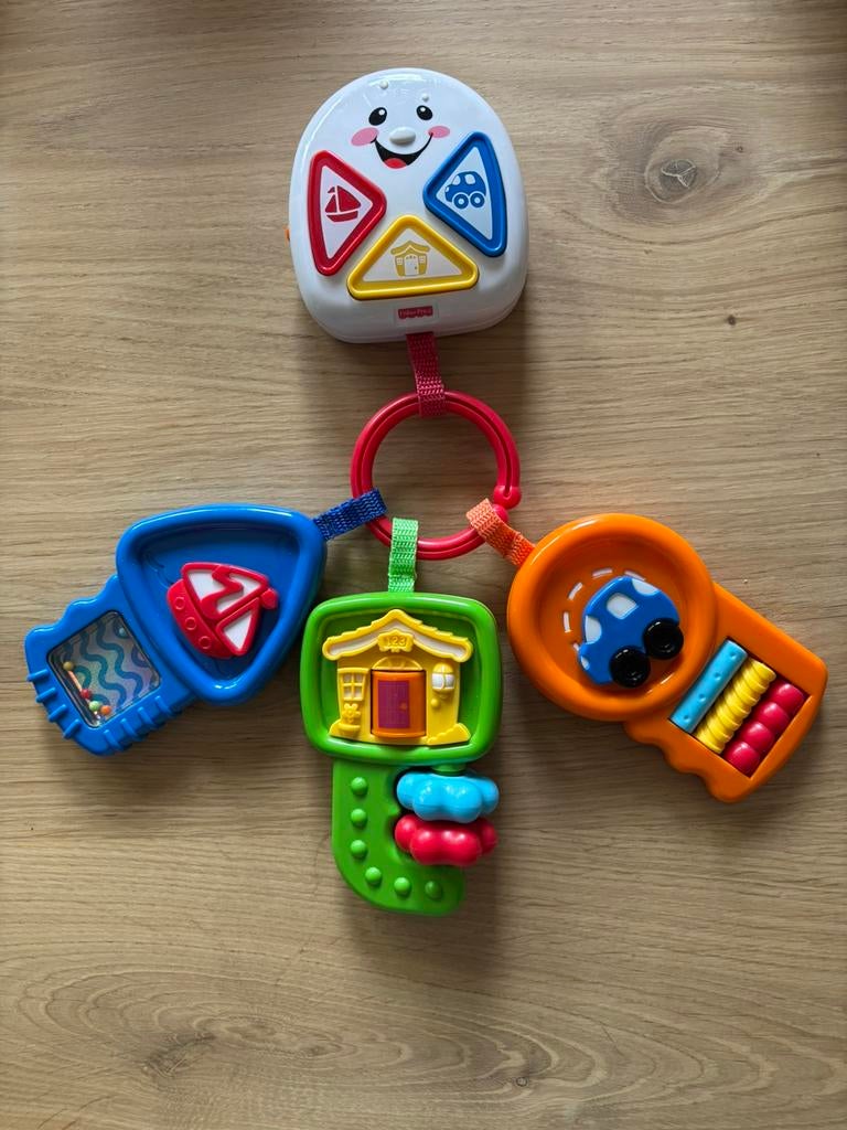 Fisher Price (baby)sleutelhanger/sleutels met activiteiten, Ophalen of Verzenden, Zo goed als nieuw, Speelset