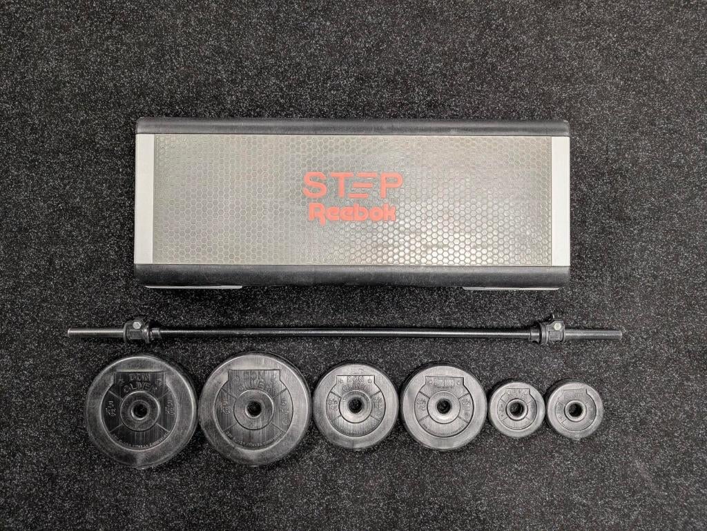 18. Step set | Reebok | Full body, Sport en Fitness, Ophalen, Overige materialen, Benen, Gebruikt