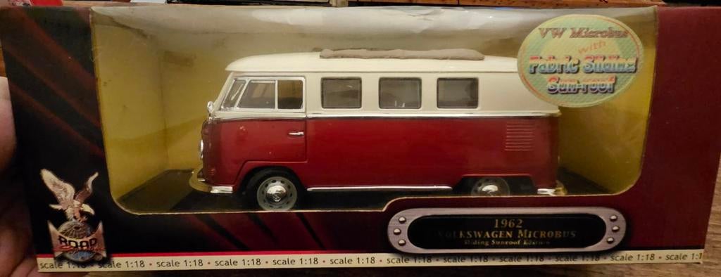 Road Signature VW Microbus 1962 - 1/18, Ophalen of Verzenden, Nieuw, Auto, Overige merken