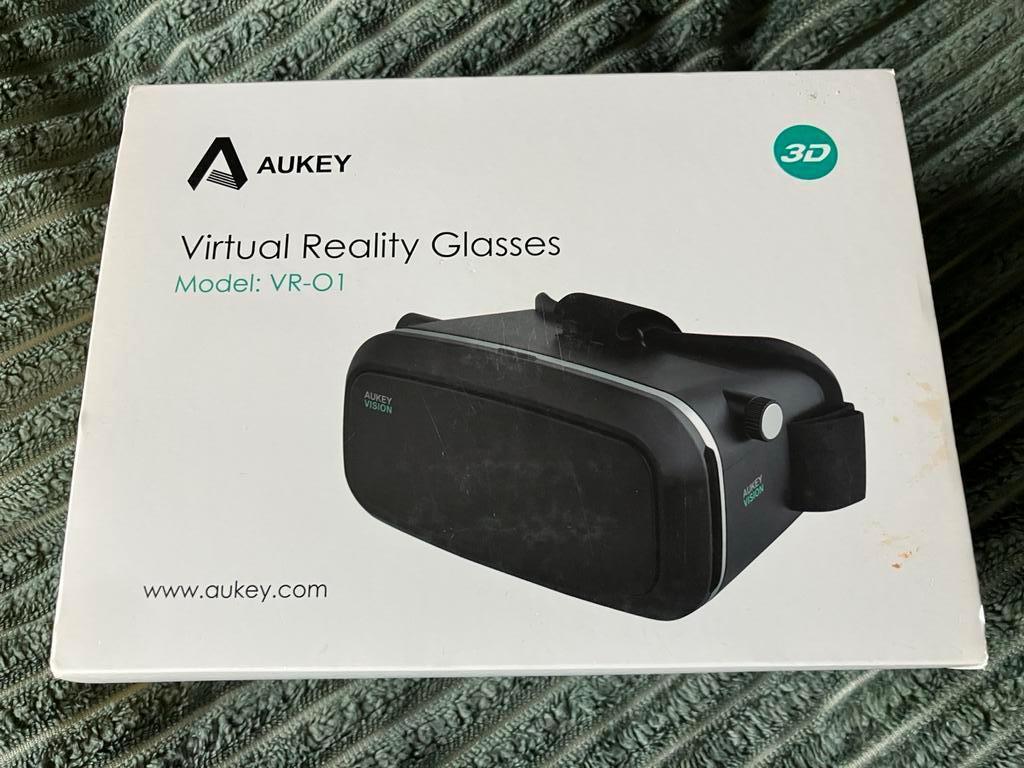 Aukey VR bril VR-O1, Ophalen of Verzenden, Zo goed als nieuw, VR-bril, Telefoon