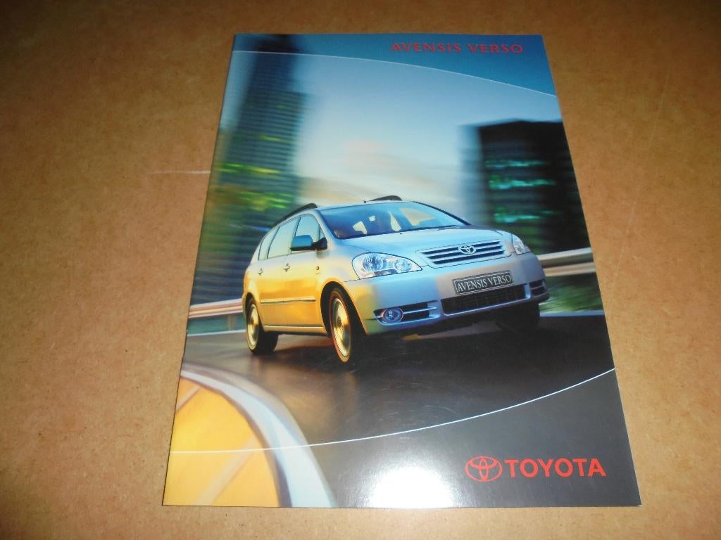 brochure Toyota Avensis Verso  2002, Ophalen of Verzenden, Nieuw, Overige merken