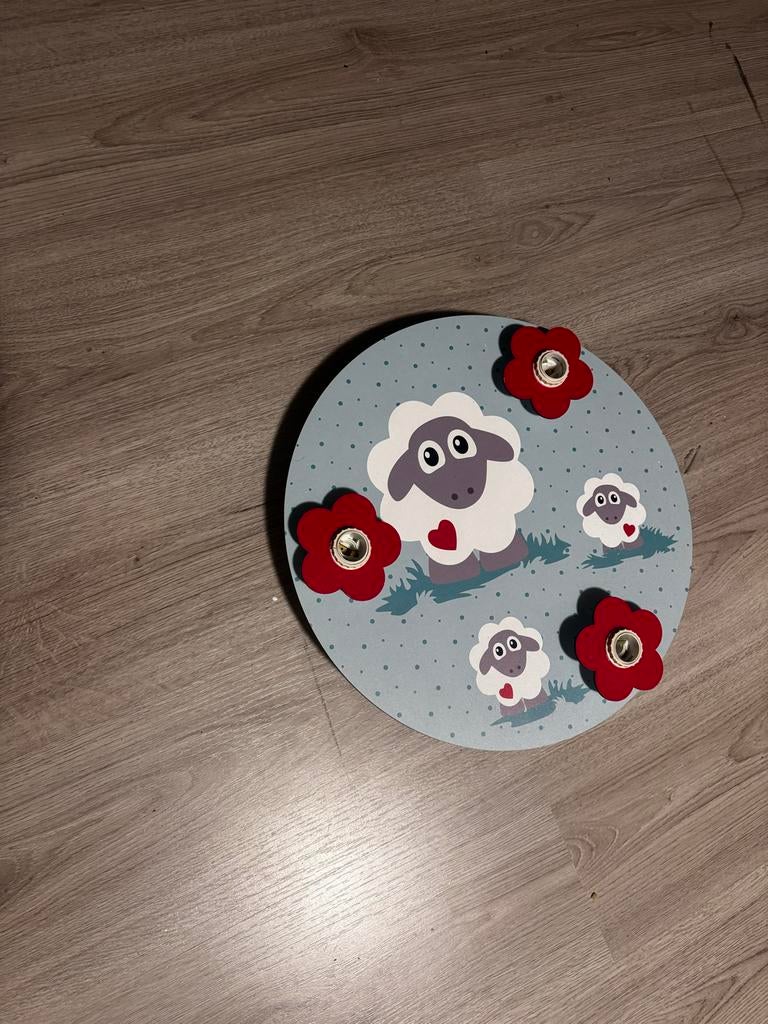 Plafondlamp kinderkamer - schapen design, Ophalen of Verzenden, Zo goed als nieuw