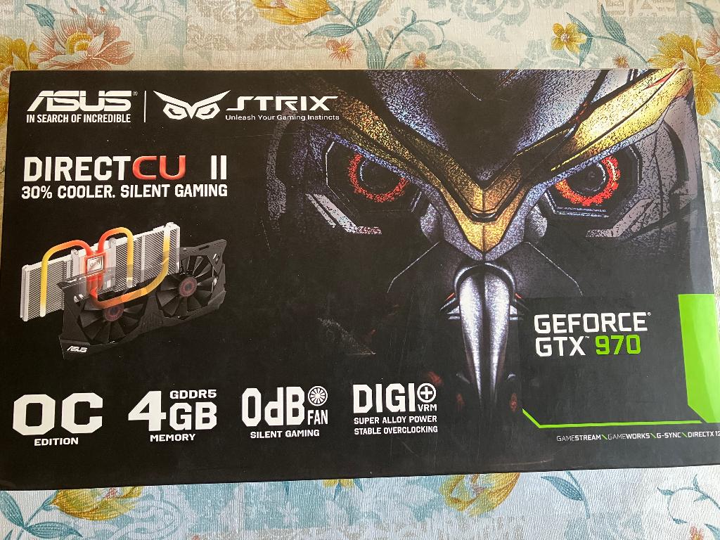 Asus STRIX GTX970 DC2OC 4GD5 DDR5 videokaart, Computers en Software, Overige Computers en Software, Zo goed als nieuw, Ophalen