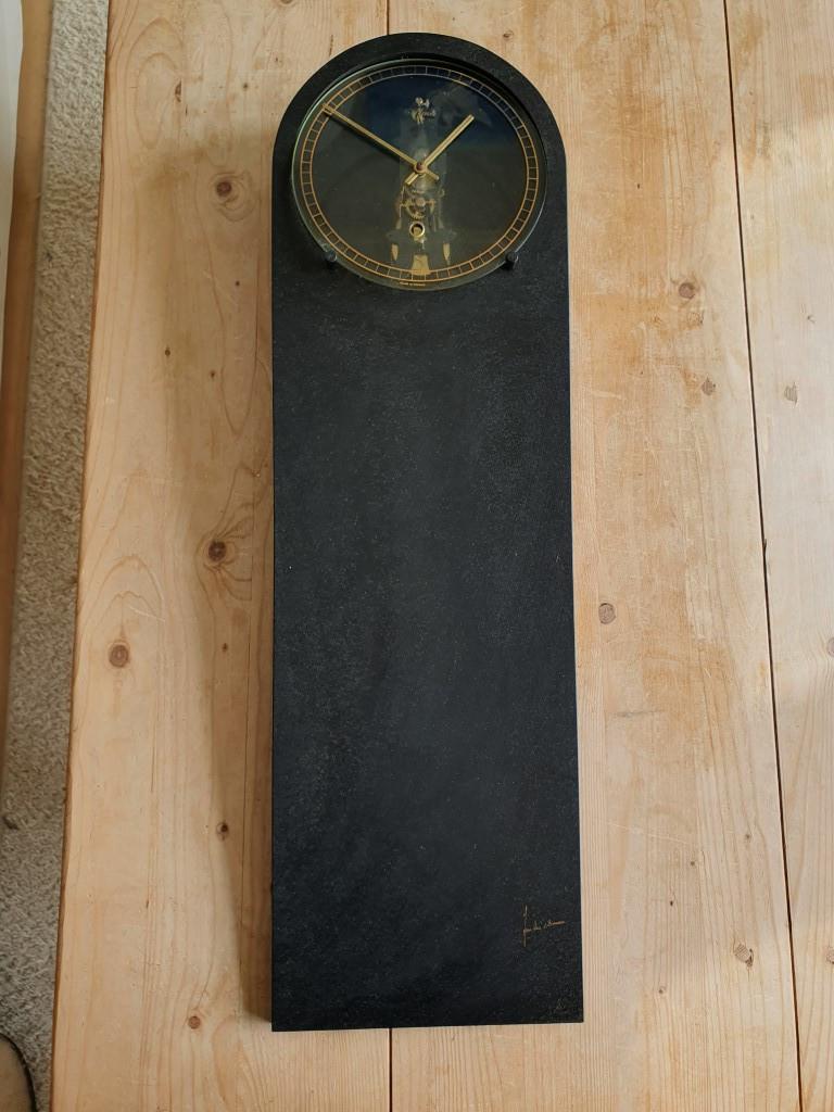 Wandklok Jan des Bouvrie, Huis en Inrichting, Woonaccessoires | Klokken, Ophalen, Zo goed als nieuw, Analoog, Wandklok