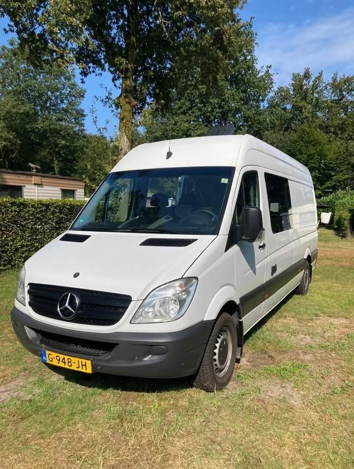 Mercedes sprinter 316 CDI automaat zelfbouw camper, Caravans en Kamperen, Particulier, Buscamper of Camperbus, Mercedes-Benz