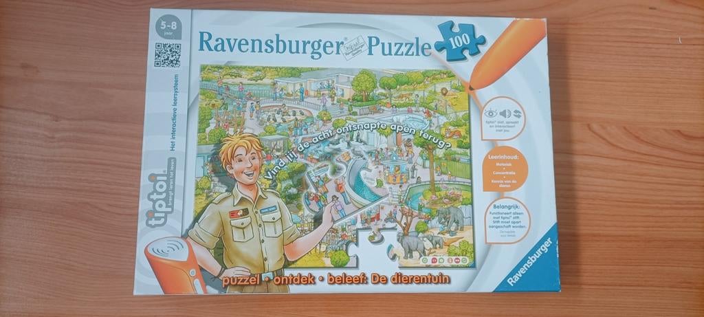 Tiptoi puzzel Beleef de dierentuin (zonder pen), Ophalen