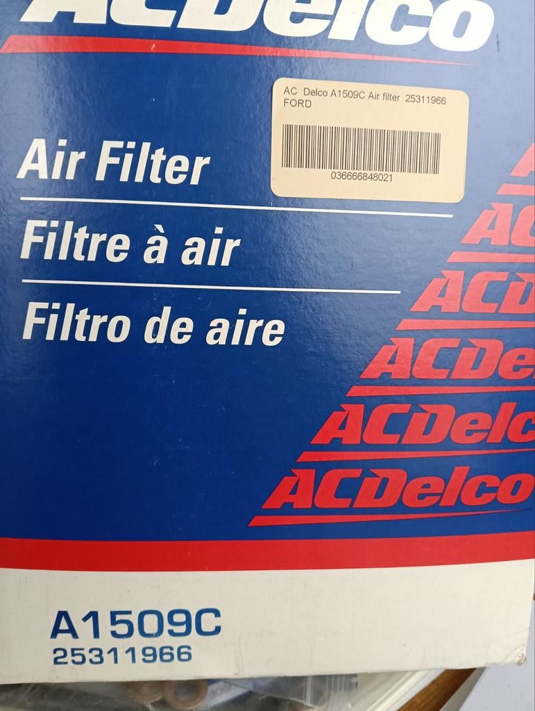 ACDelco A1509C Luchtfilter voor Ford Mazda V8 V6, Ophalen of Verzenden, Nieuw, Mazda