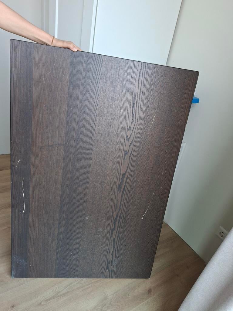 Uitschuifbare eettafel van IKEA, Gebruikt, 100 tot 150 cm, Modern, Scandinavisch, Vier personen
