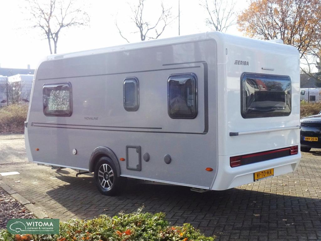 Eriba Novaline 470 Enkelbedden, Caravans en Kamperen, Standaardzit, Schokbreker, Bedrijf, Tot en met 3