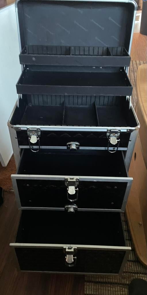 Make up koffer  Opbergkoffer zgan, Sieraden, Tassen en Uiterlijk, Beautycases, Ophalen, Zo goed als nieuw