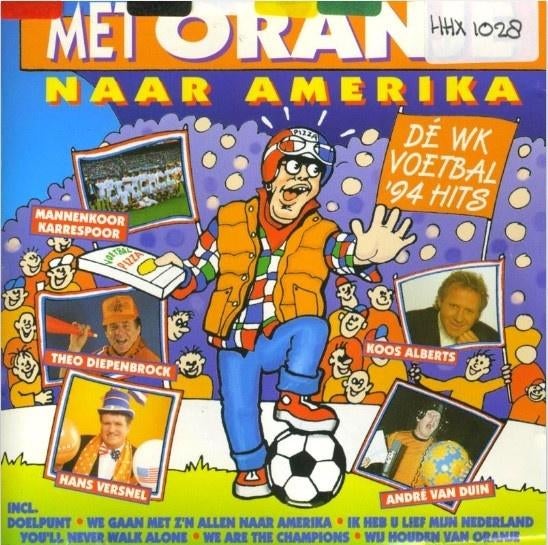 Met Oranje Naar Amerika  Voetbal WK  Originele  CD, Ophalen of Verzenden, Nieuw in verpakking, Levenslied of Smartlap