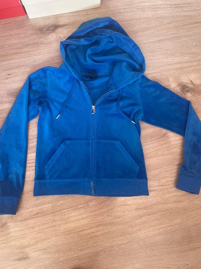 Zgan  juicy couture hoody/vest robertson, Kleding | Dames, Blauw, Ophalen of Verzenden, Zo goed als nieuw, Maat 36 (S)