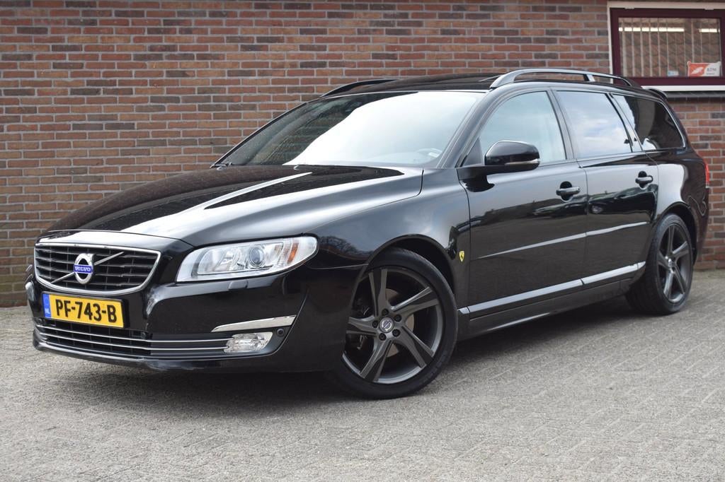 Volvo V70 2.0 D4 Inscription Edition '16 Xenon Leder Clima N, Lichtsensor, Zwart, Diesel, 750 kg
