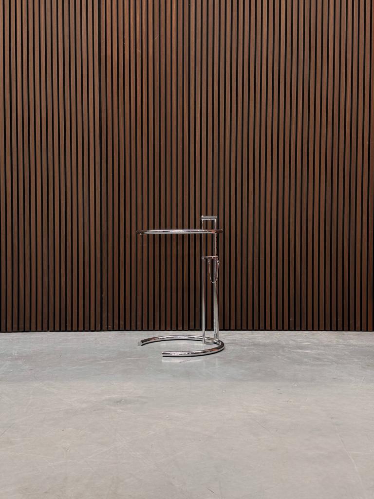 ClassiCon Adjustable Table E 1027 bijzettafel Ø52 helder, Ophalen of Verzenden