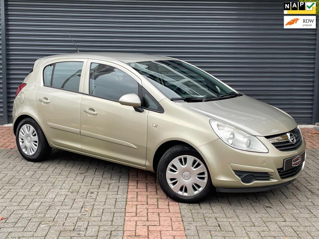 Opel Corsa 1.2-16V Enjoy Automaat | Cruise Control | Parkeer, Stof, Gebruikt, Zwart, 4 cilinders