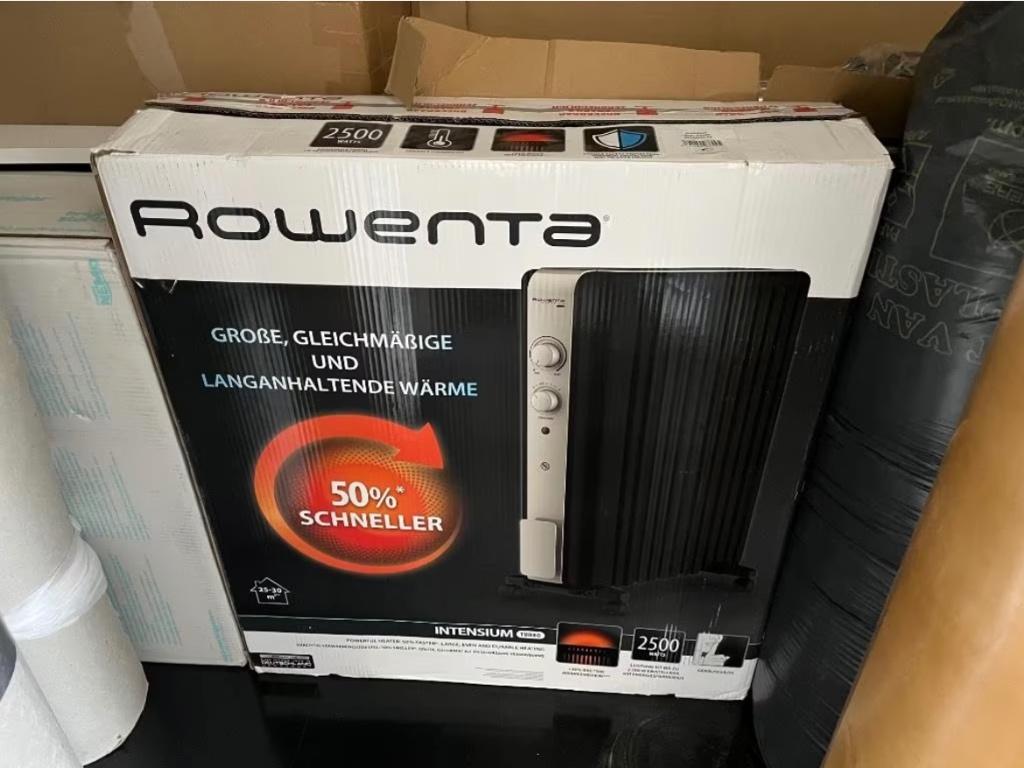Rowenta Intensium Turbo 2500W Heater Radiator, Ophalen, 30 tot 80 cm, Hoog rendement (Hr), Radiator