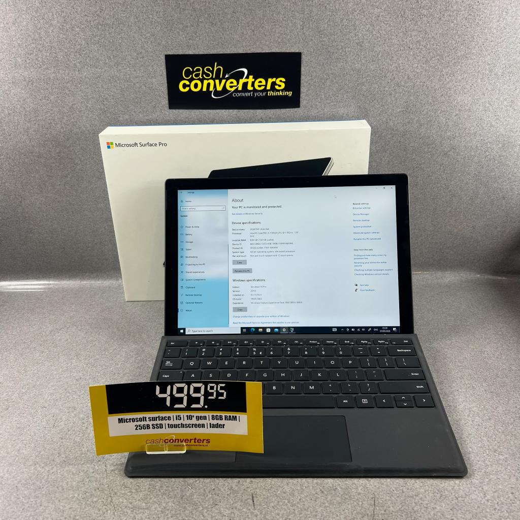 Microsoft Surface 4 | doos,hoes,lader | 256GB | 8GB | 399587, Qwerty, 8 GB, Minder dan 2 Ghz, Ophalen of Verzenden