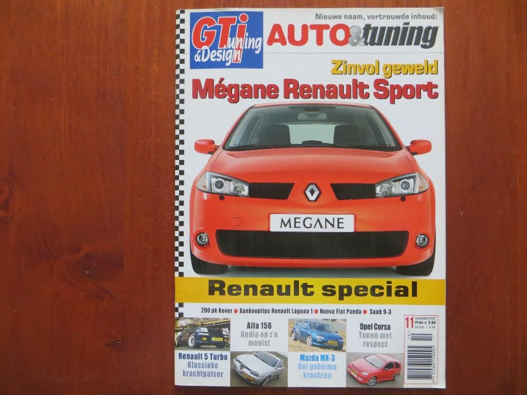 GTi Tuning & Design nov. 2003 Renault special, R5 Turbo, Ophalen of Verzenden, Nieuw, Renault