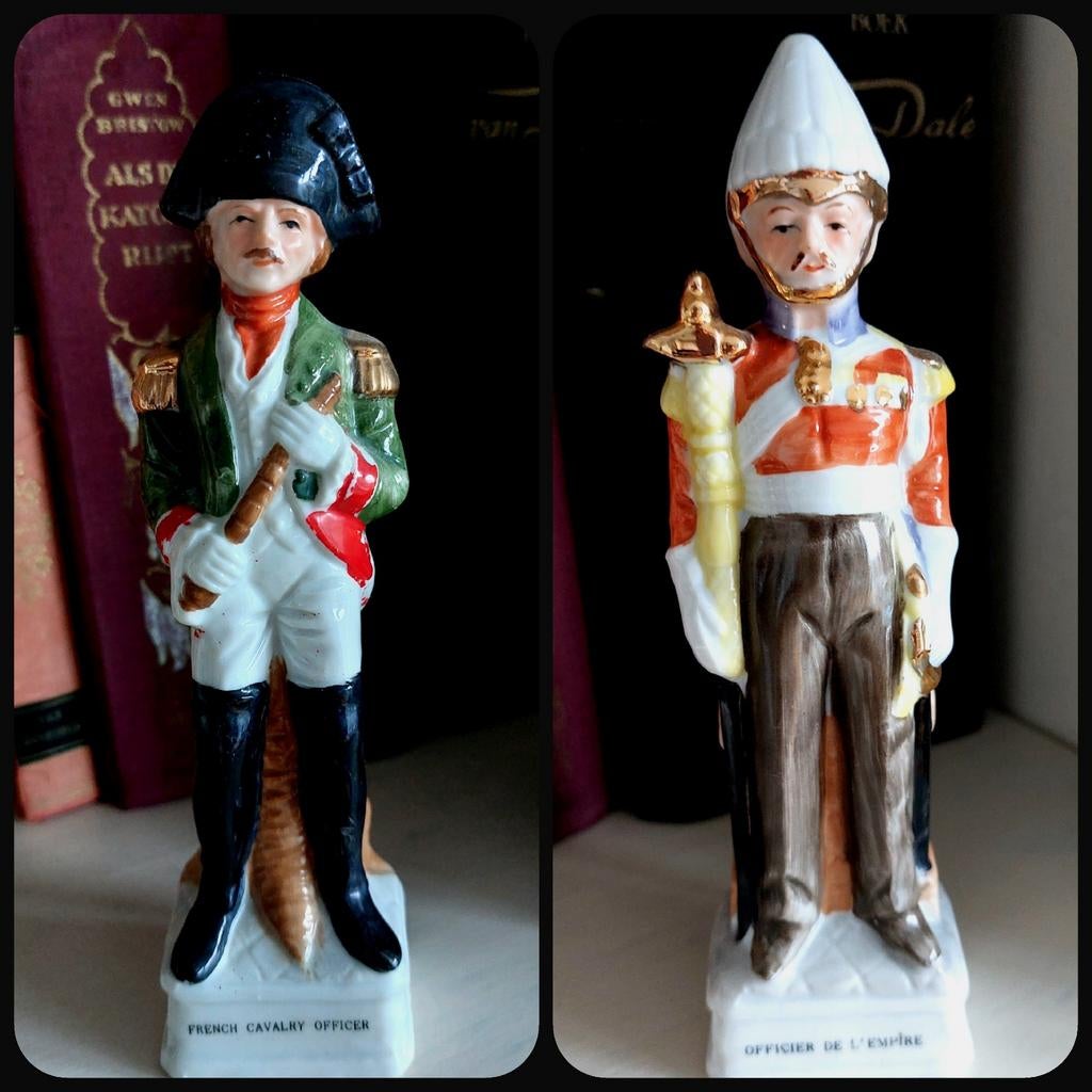 Vintage Porseleinen Beeldjes Jaren '60 - Militaire Figuren, Ophalen of Verzenden