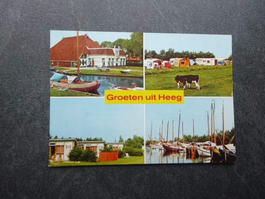 Heeg, boten/tent 1979, Verzenden, 1960 tot 1980, Gelopen, Noord-Brabant