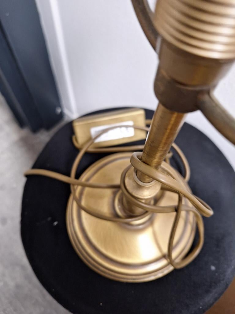 Lampenvoet messing of brons, Huis en Inrichting, Lampen | Tafellampen, Ophalen of Verzenden, Minder dan 50 cm