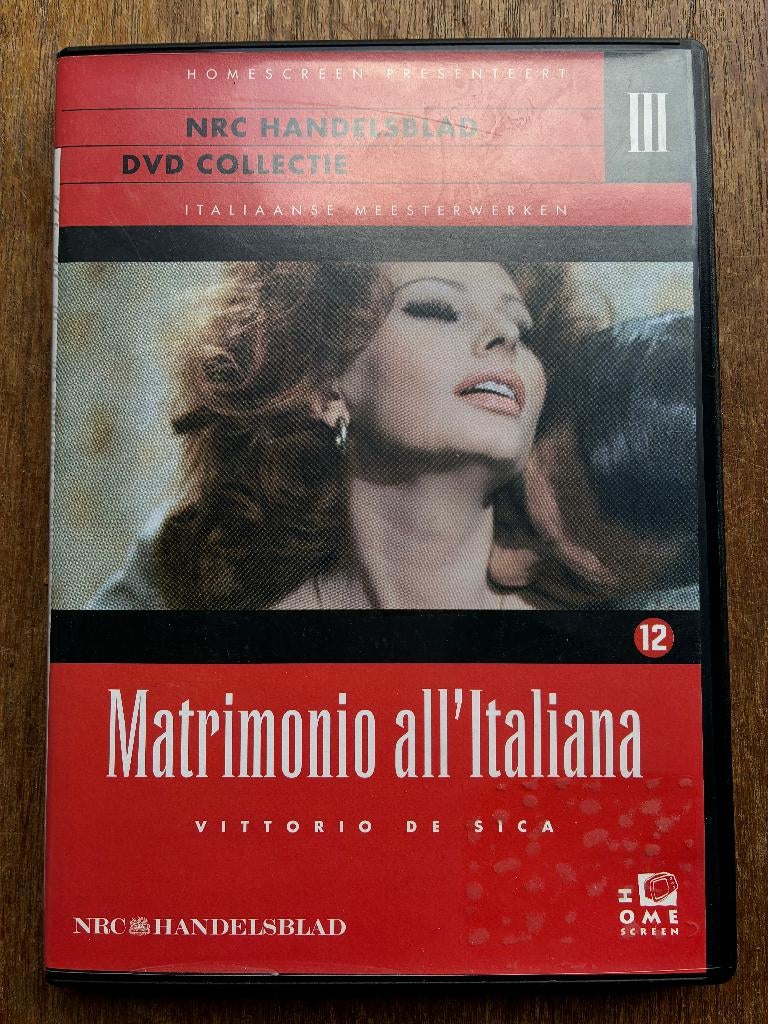 Matrimonio all'Italiana DVD ; NRC handelsblad Collectie, Cd's en Dvd's, Alle leeftijden, Ophalen of Verzenden, Zo goed als nieuw