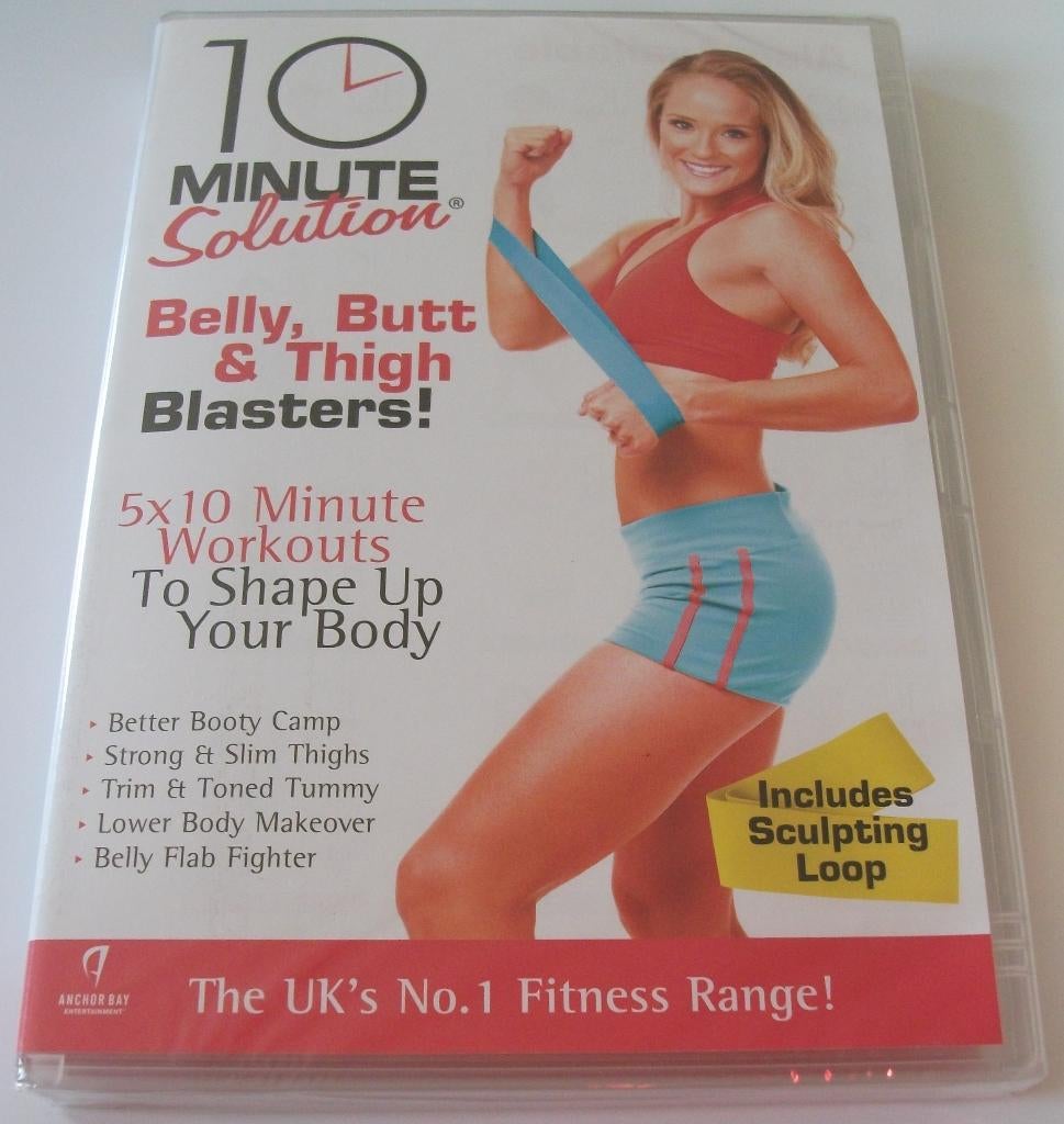 Dvd *** 10 MINUTE SOLUTION *** Belly, Butt & Thigh *NIEUW*, Cursus of Instructie, Yoga, Fitness of Dans, Alle leeftijden, Ophalen of Verzenden