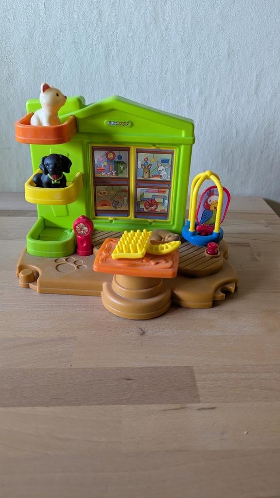 Vintage Little People Petshop - Dierenwinkel Speelset, Kinderen en Baby's, Speelgoed | Overig, Ophalen of Verzenden, Gebruikt