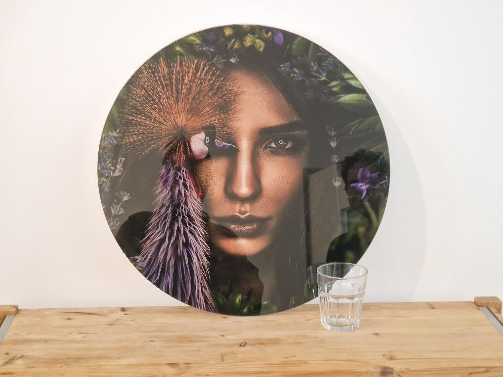 Prachtige foto op glasplaat, waarschijnlijk Richmond, Ophalen, Gebruikt, 50 tot 75 cm, Foto of Poster